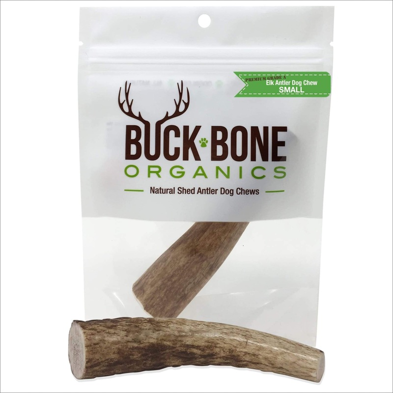 Buck Bone Organics Whole Elk Antler Dog Chew- Multiple Sizes