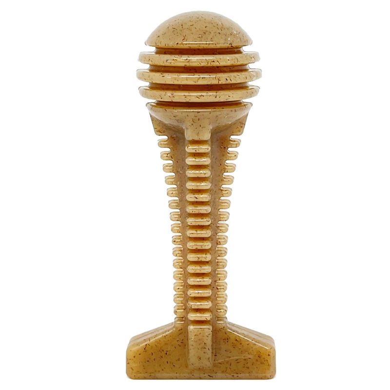 SodaPup Honey Bone Dental Tower Ultra Durable Nylon Dog Chew Toy