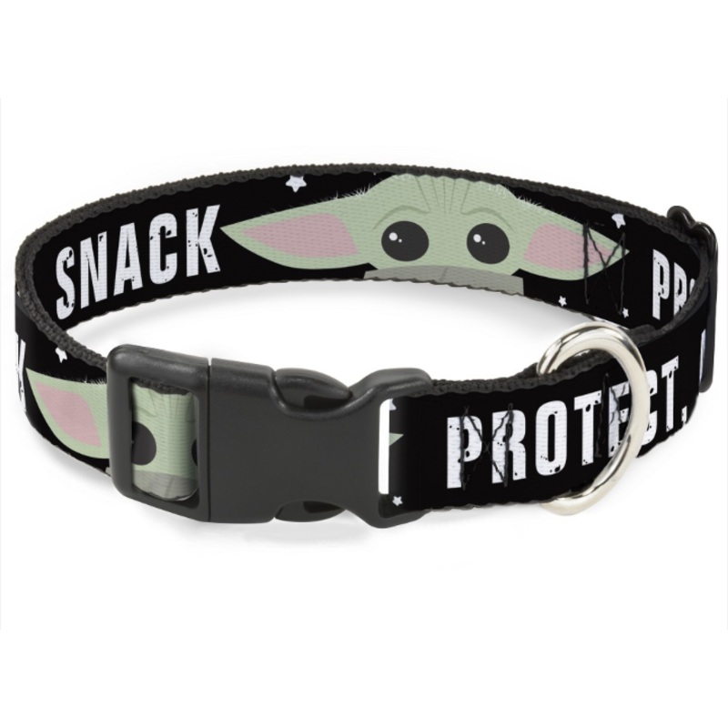 Star Wars Pet Collar, Dog Collar Plastic Buckle, Star Wars The Child Chibi Face Protect Attack Snack
