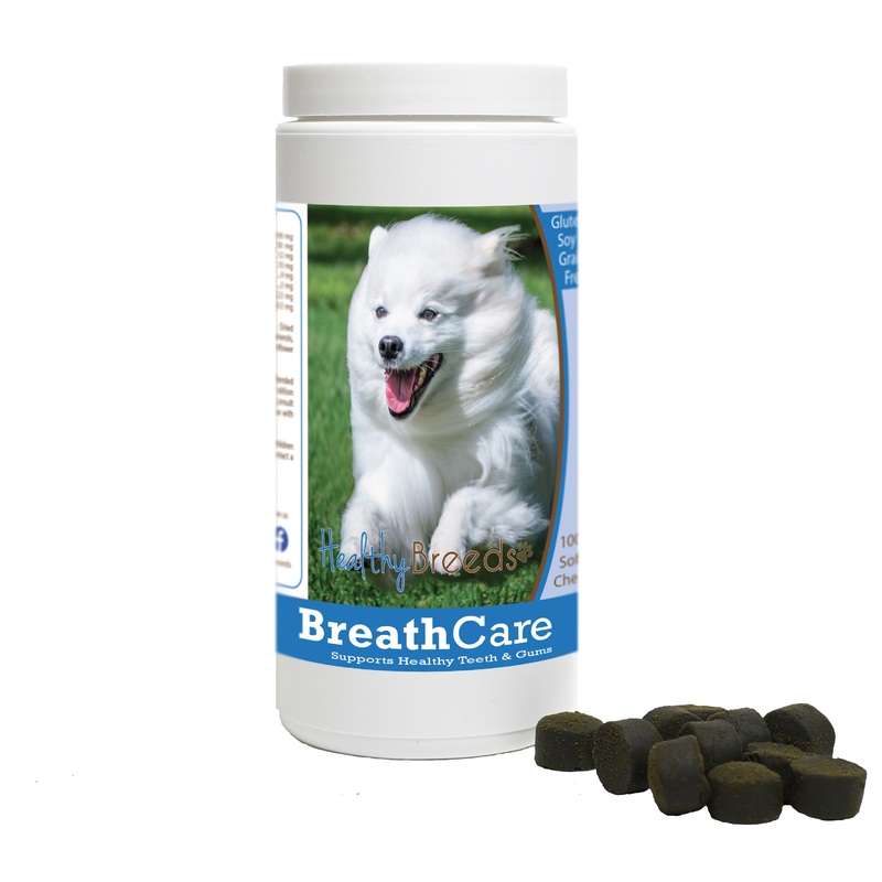 American Eskimo Dog Breath Care Soft Chews for Dogs 100 Count