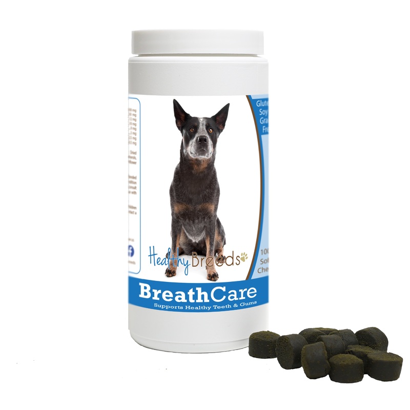 Australian Cattle Dog Breath Care Soft Chews for Dogs 100 Count