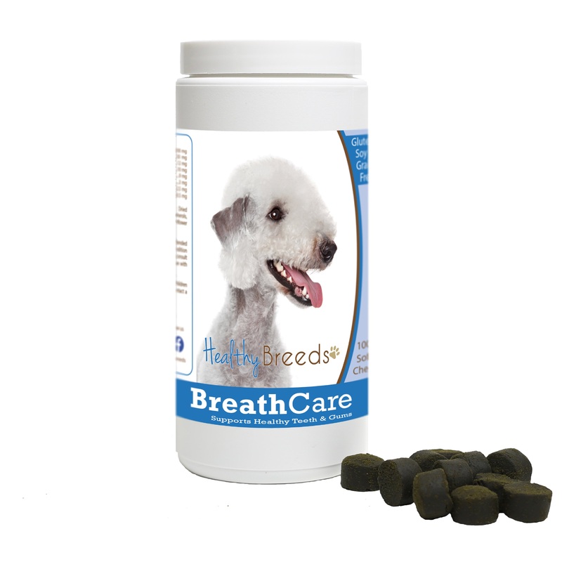 Bedlington Terrier Breath Care Soft Chews for Dogs 100 Count