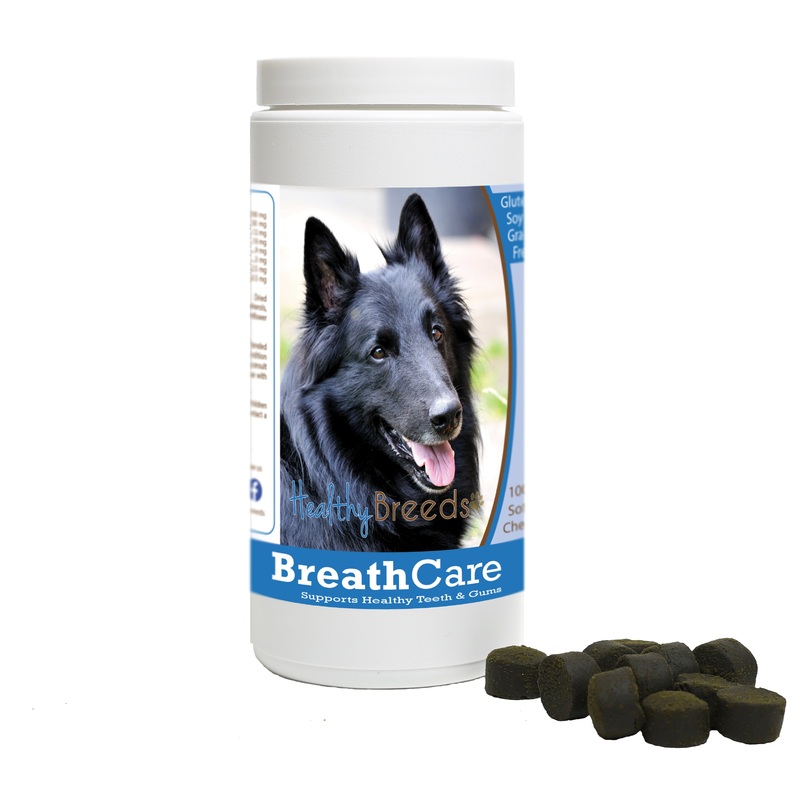 Belgian Sheepdog Breath Care Soft Chews for Dogs 100 Count