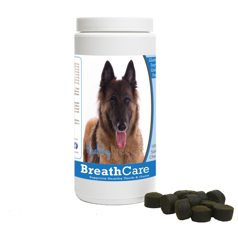 Belgian Tervuren Breath Care Soft Chews for Dogs 60 Count