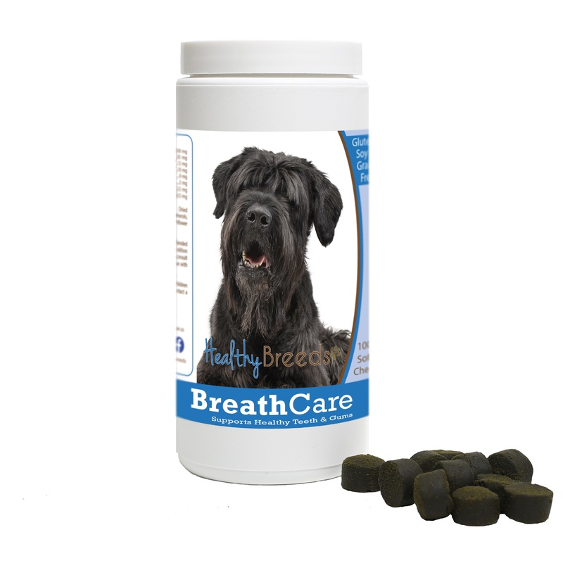 Black Russian Terrier Breath Care Soft Chews for Dogs 100 Count