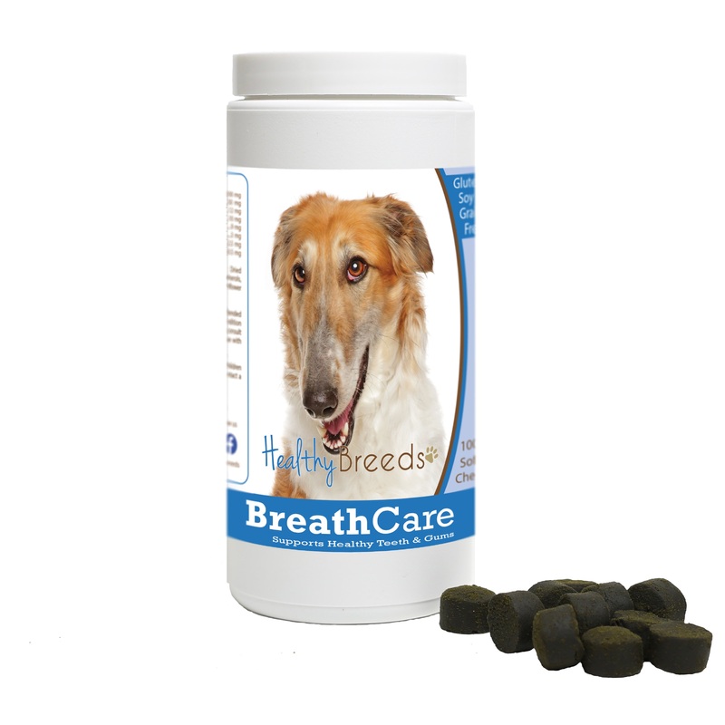 Borzois Breath Care Soft Chews for Dogs 100 Count