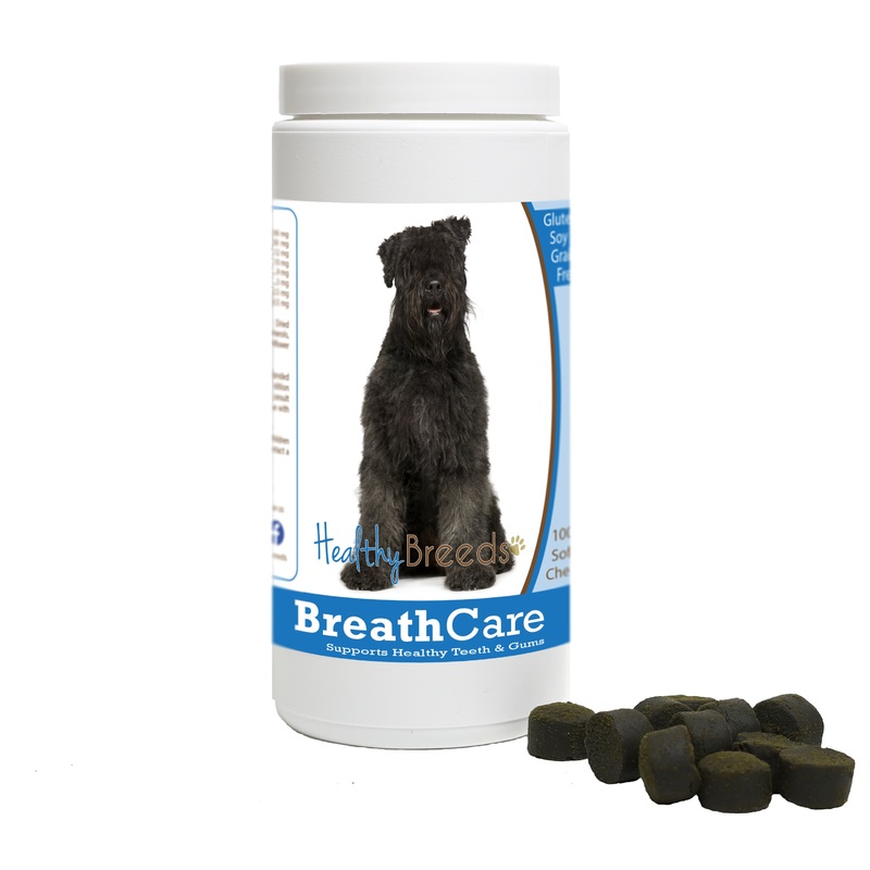 Bouvier des Flandres Breath Care Soft Chews for Dogs 100 Count