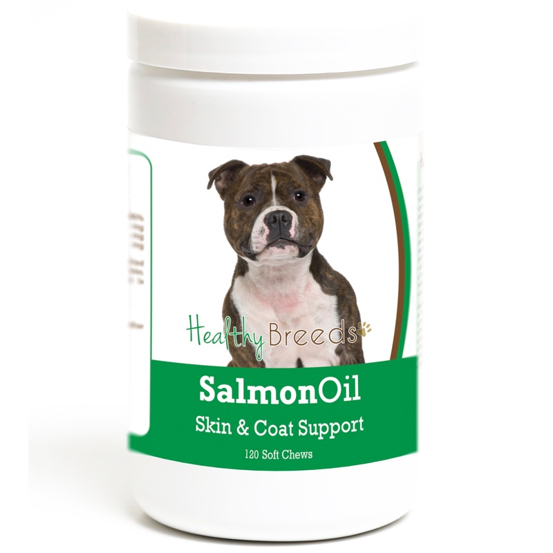 Staffordshire Bull Terrier Salmon Oil Soft Chews 120 Count