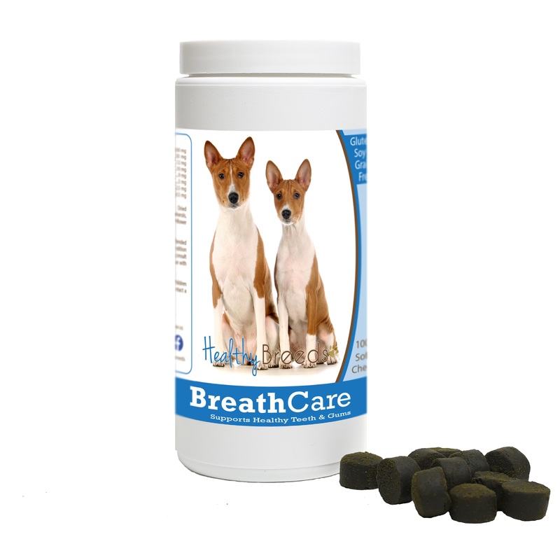 Basenji Breath Care Soft Chews for Dogs 60 Count