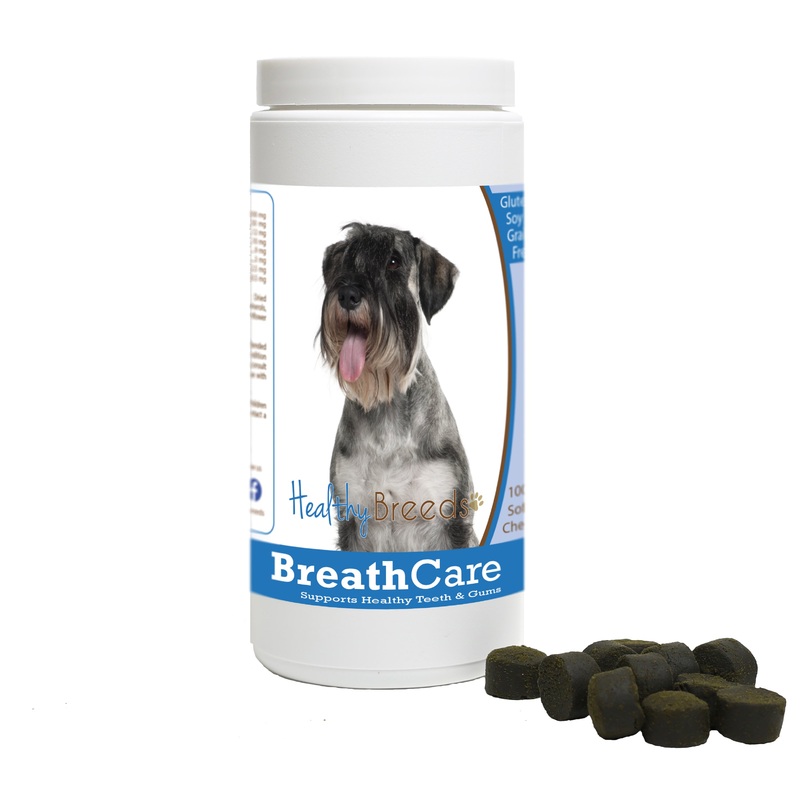 Standard Schnauzer Breath Care Soft Chews for Dogs 100 Count