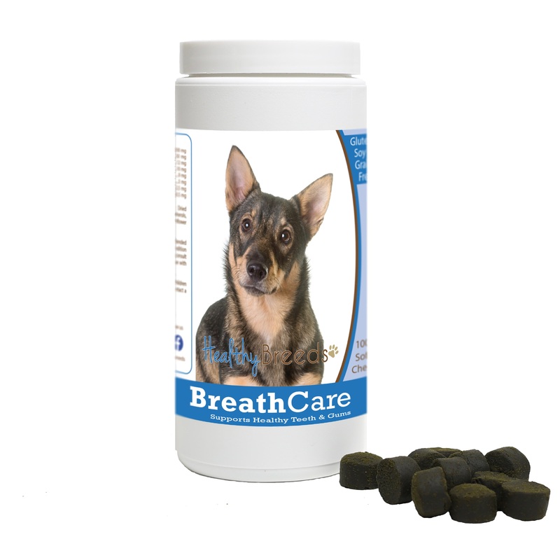 Swedish Vallhund Breath Care Soft Chews for Dogs 100 Count