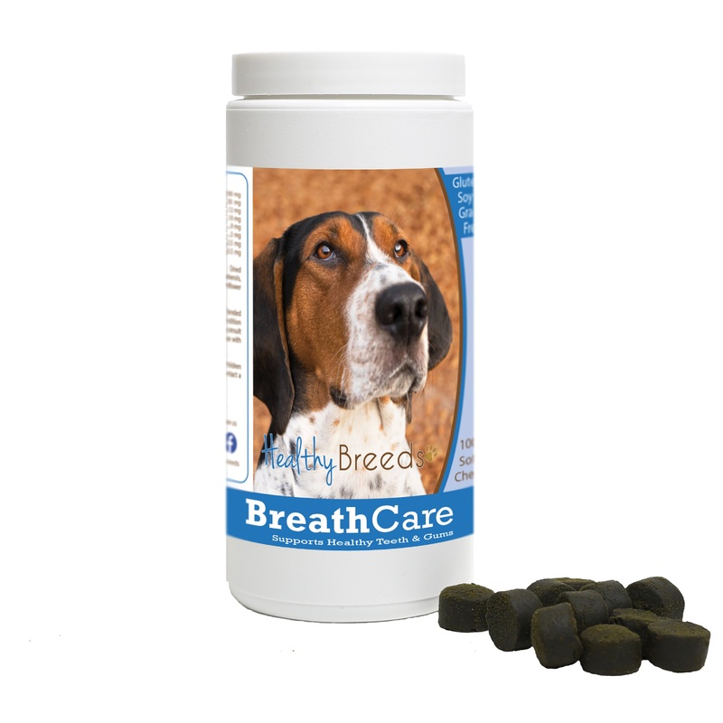 Treeing Walker Coonhound Breath Care Soft Chews for Dogs 100 Count