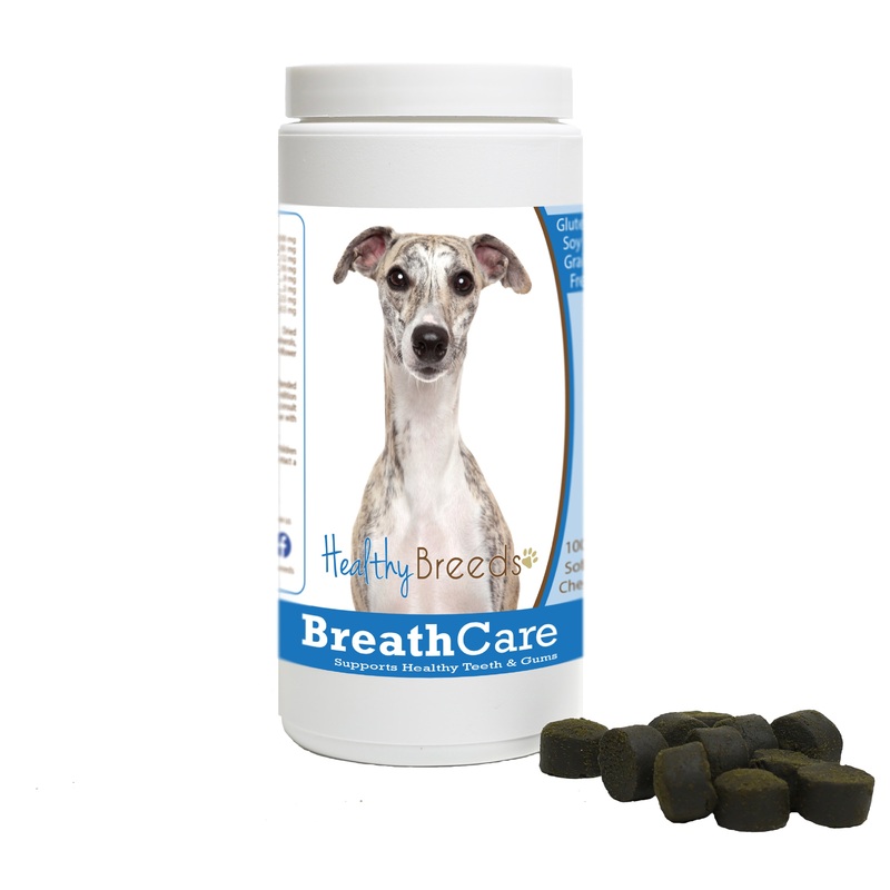 Whippet Breath Care Soft Chews for Dogs 60 Count