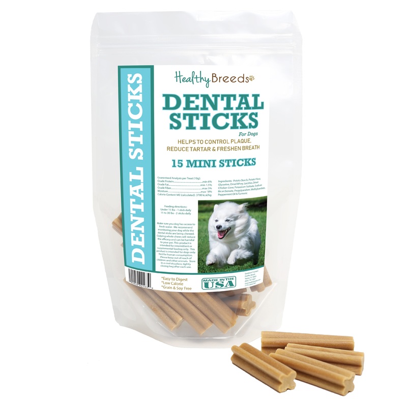 American Eskimo Dog Dental Sticks Minis 15 Count