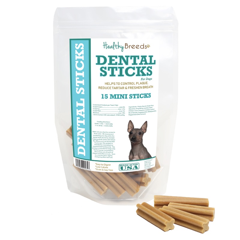 AmericanHairlessTerrier Dental Sticks Minis 15 Count