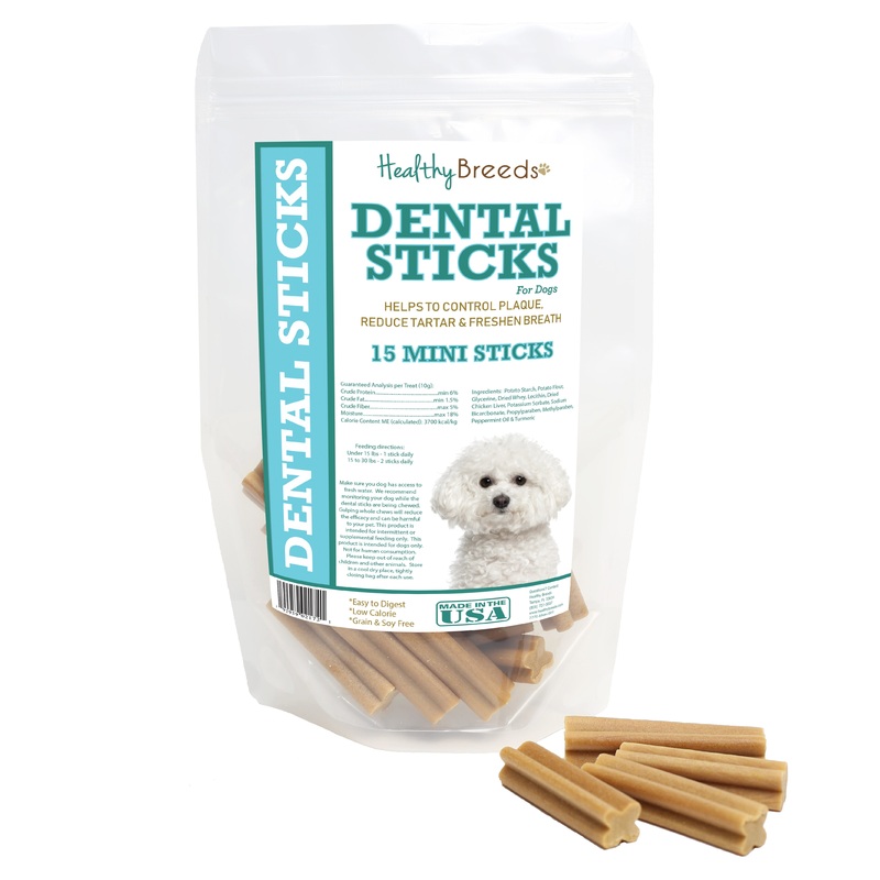 Bichon Frise Dental Sticks Minis 15 Count