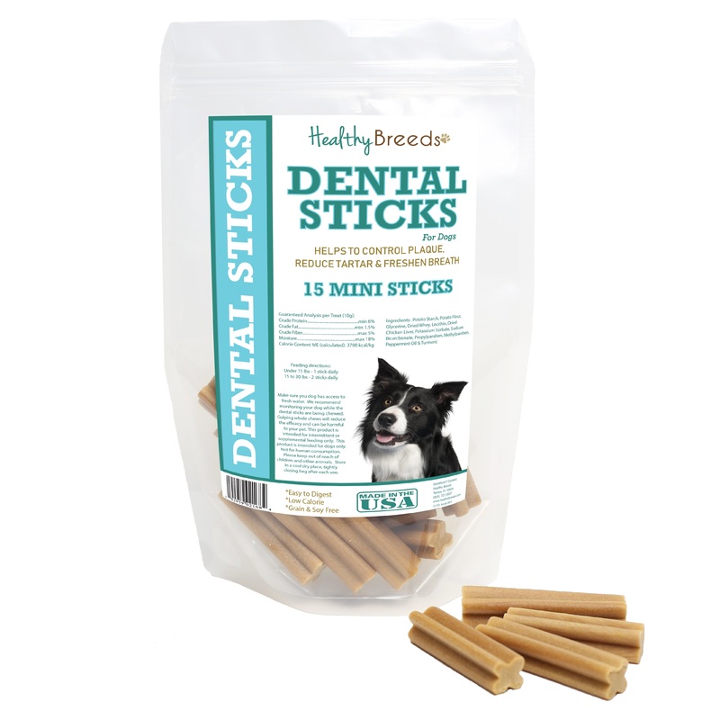Border Collie Dental Sticks Minis 15 Count