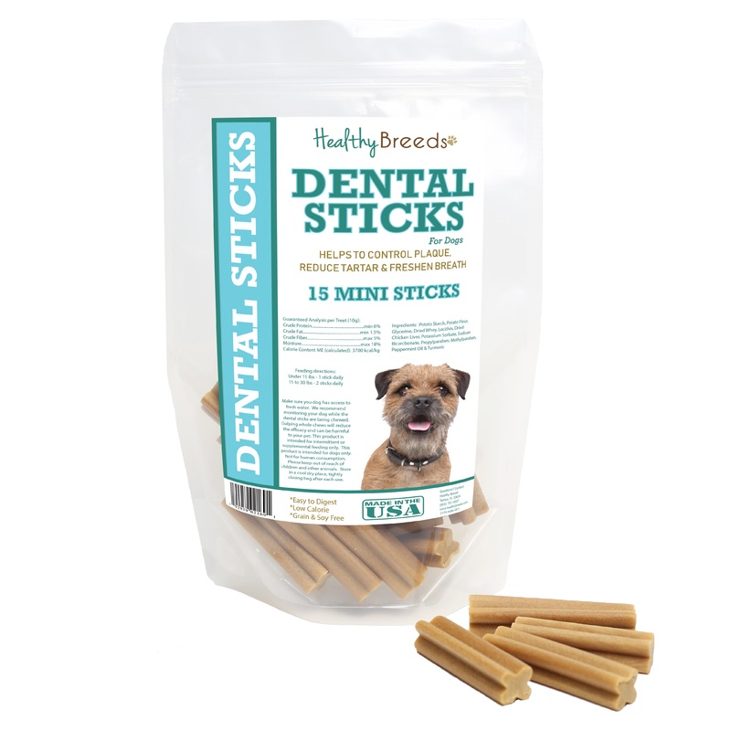 Border Terrier Dental Sticks Minis 15 Count