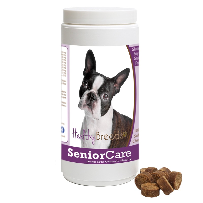 Boston Terrier Senior Dog Care Soft Chews 100 Count