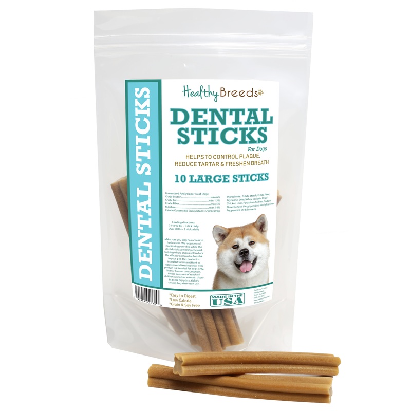 Akita Dental Sticks Large 10 Count