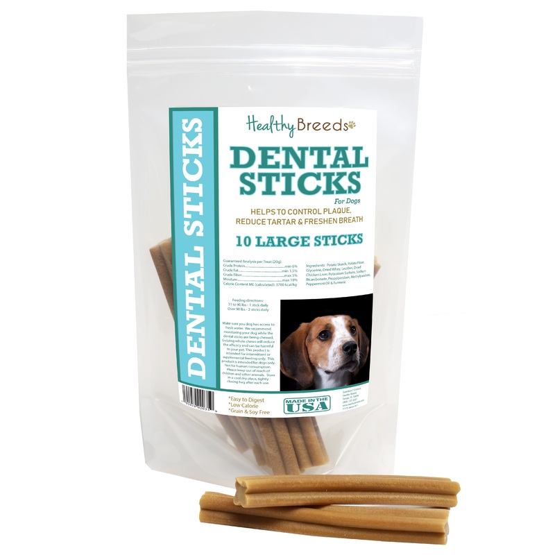 American English Coonhound Dental Sticks Large 10 Count