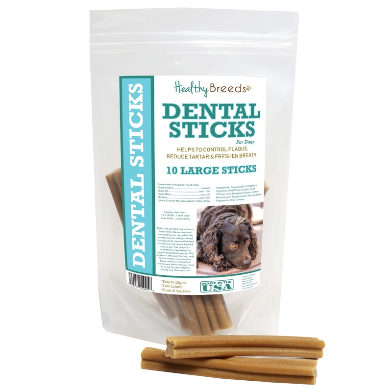 American Water Spaniel Dental Sticks Large 10 Count
