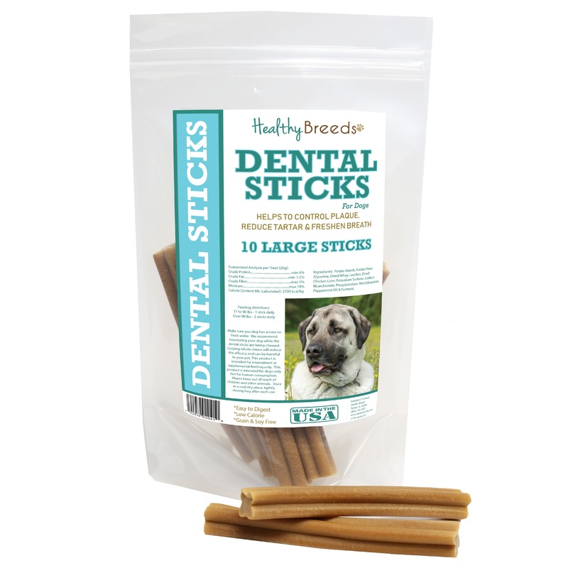 Anatolian Shepherd Dog Dental Sticks Large 10 Count