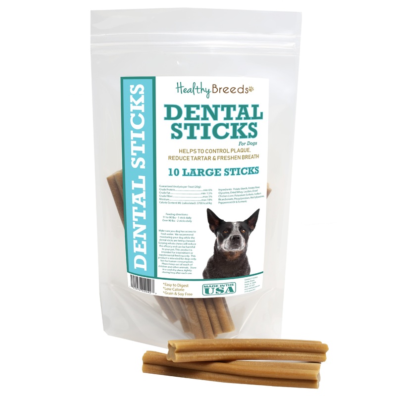 Australian Cattle Dog Dental Sticks Large 10 Count