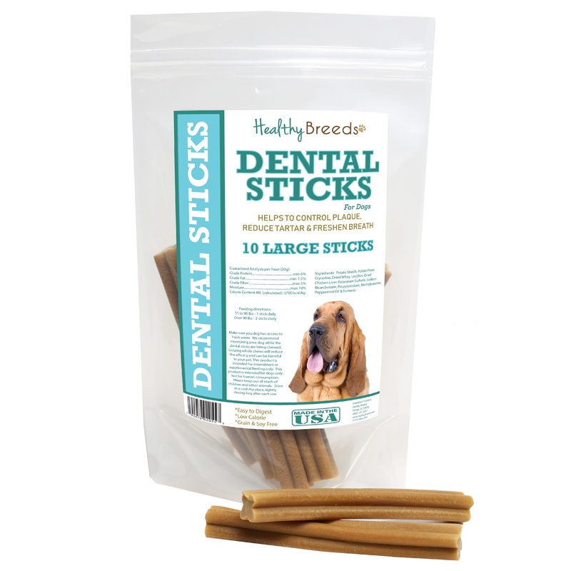 Bloodhound Dental Sticks Large 10 Count