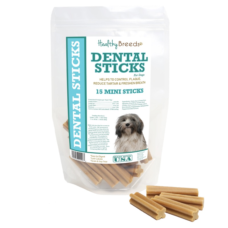 Tibetan Terrier Dental Sticks Minis 15 Count