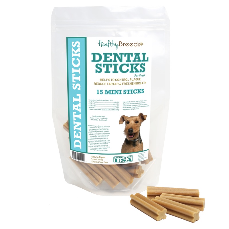 Welsh Terrier Dental Sticks Minis 15 Count