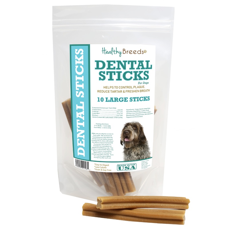 Wirehaired Pointing Griffon Dental Sticks Large 10 Count