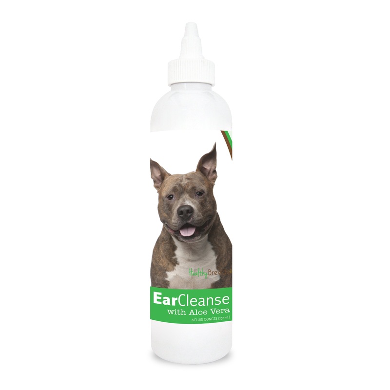 American Staffordshire Terrier Ear Cleanse with Aloe Vera Cucumber Melon 8 oz