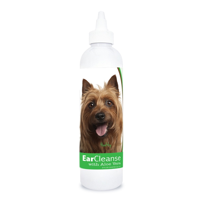 Australian Terrier Ear Cleanse with Aloe Vera Cucumber Melon 8 oz
