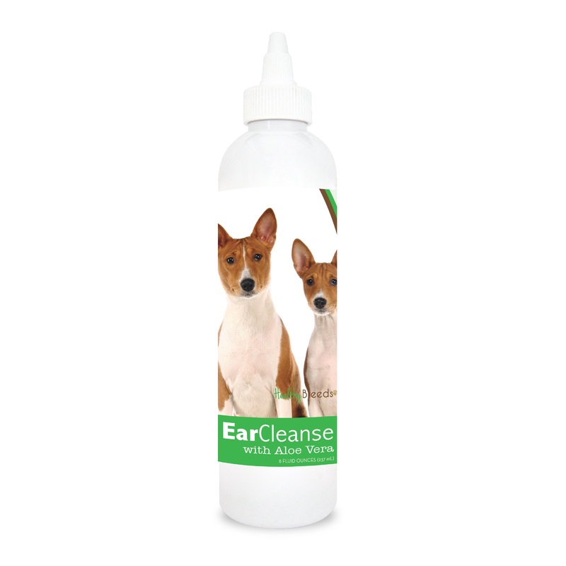 Basenji Ear Cleanse with Aloe Vera Cucumber Melon 8 oz