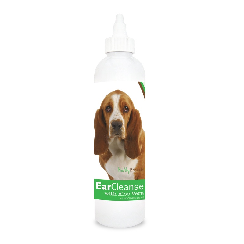 Basset Hound Ear Cleanse with Aloe Vera Cucumber Melon 8 oz