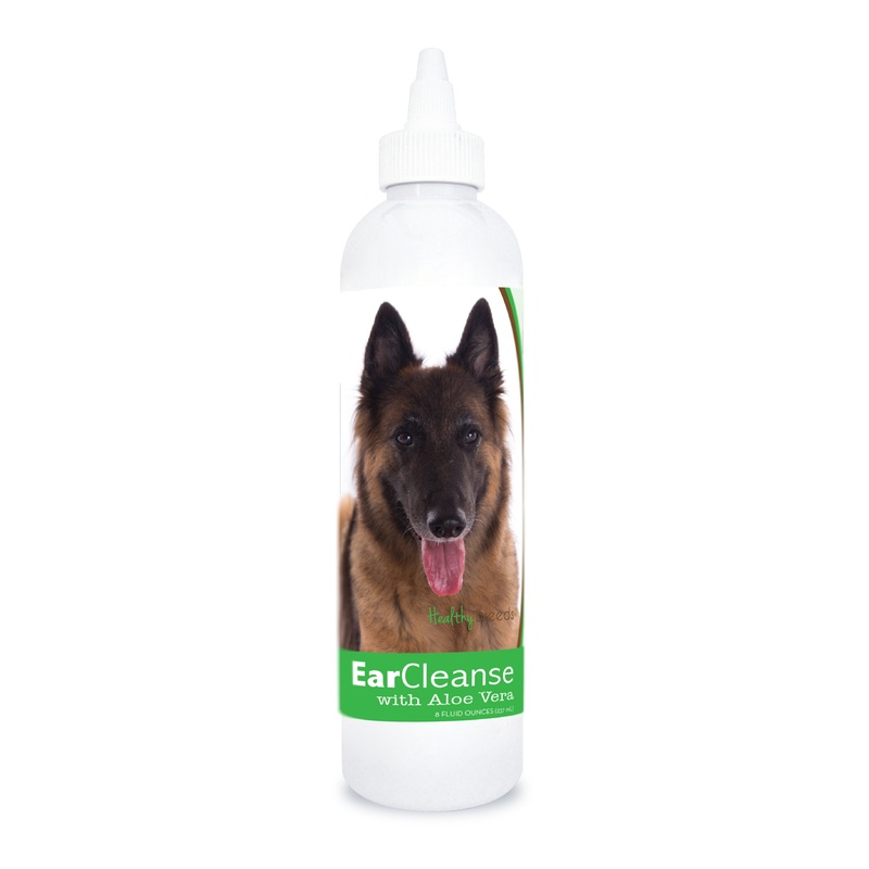 Belgian Tervuren Ear Cleanse with Aloe Vera Cucumber Melon 8 oz