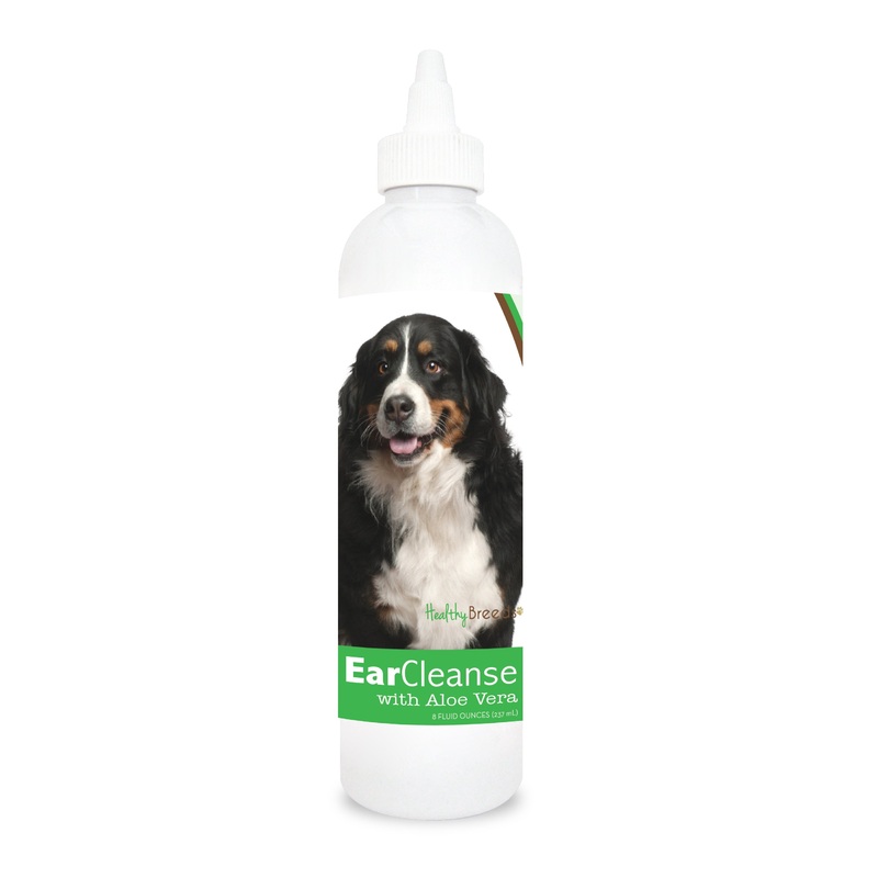 Bernese Mountain Dog Ear Cleanse with Aloe Vera Cucumber Melon 8 oz