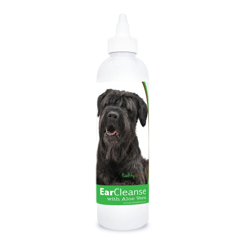 Black Russian Terrier Ear Cleanse with Aloe Vera Cucumber Melon 8 oz