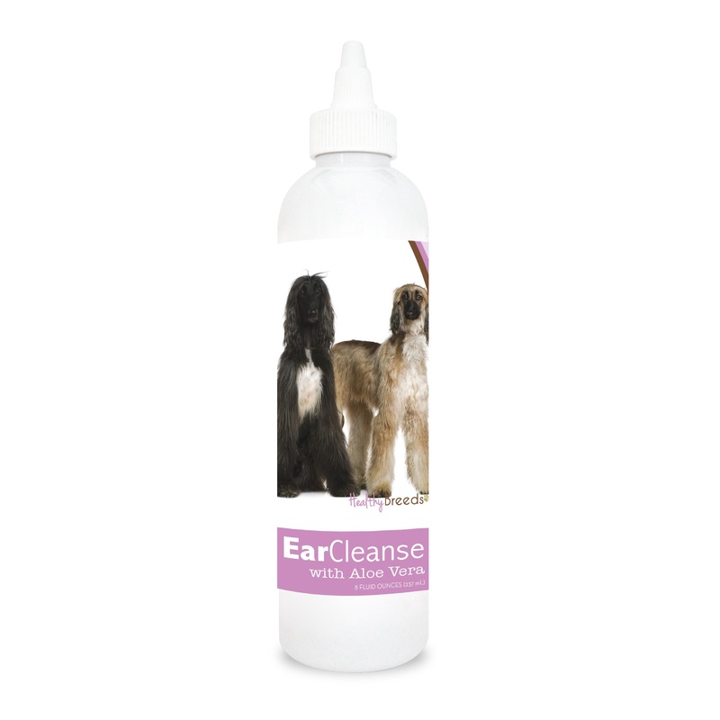 Afghan Hound Ear Cleanse with Aloe Vera Sweet Pea and Vanilla 8 oz