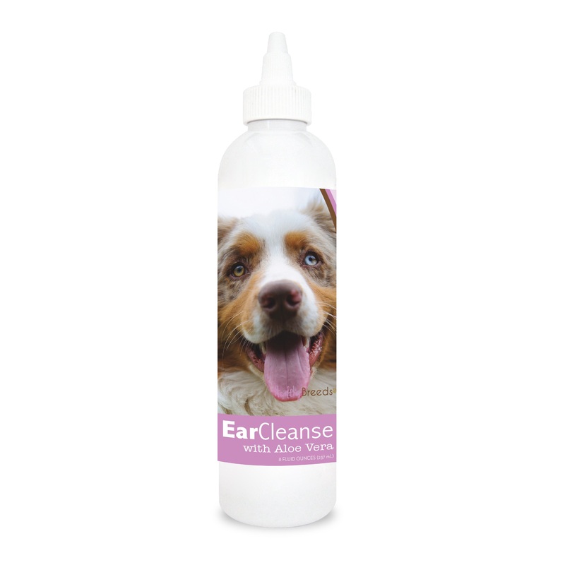 Australian Shepherd Ear Cleanse with Aloe Vera Sweet Pea and Vanilla 8 oz