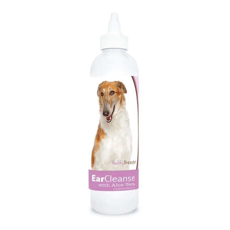 Borzois Ear Cleanse with Aloe Vera Sweet Pea and Vanilla 8 oz