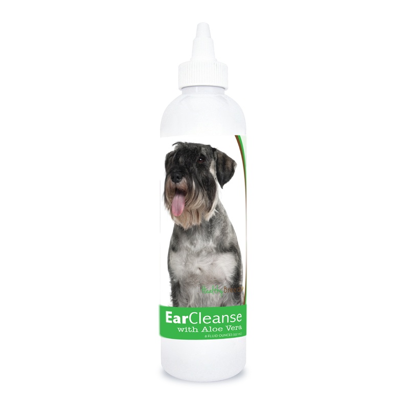 Standard Schnauzer Ear Cleanse with Aloe Vera Cucumber Melon 8 oz
