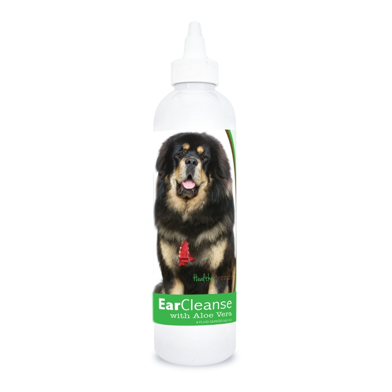 Tibetan Mastiff Ear Cleanse with Aloe Vera Cucumber Melon 8 oz