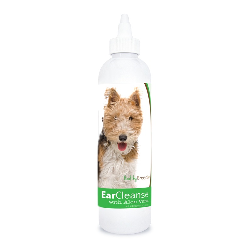 Wire Fox Terrier Ear Cleanse with Aloe Vera Cucumber Melon 8 oz