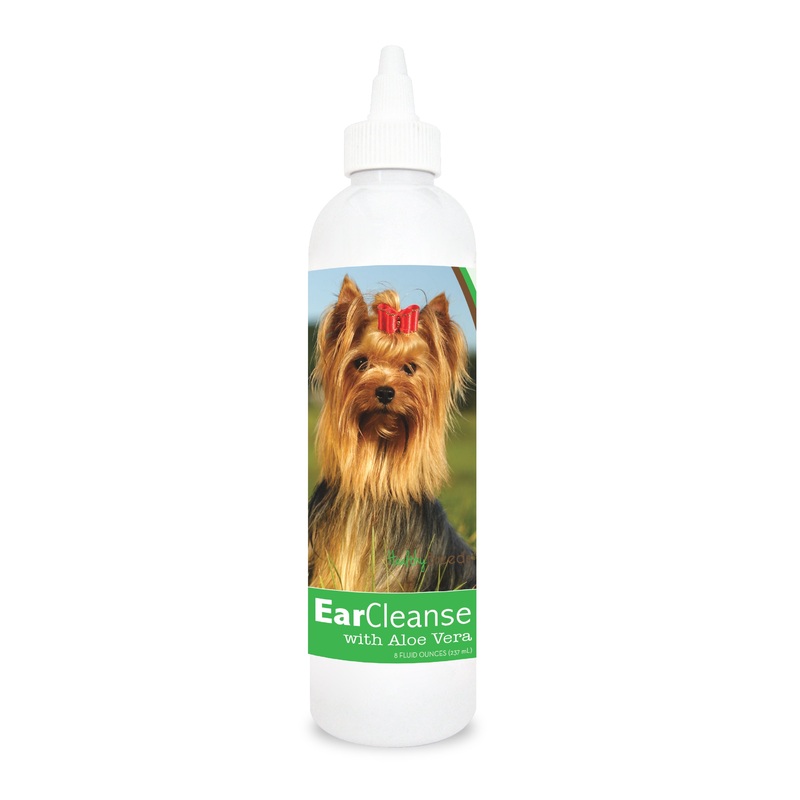 Yorkshire Terrier Ear Cleanse with Aloe Vera Cucumber Melon 8 oz