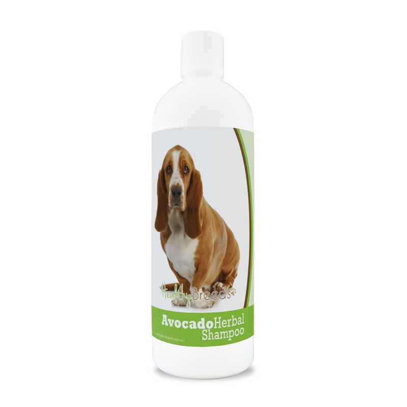 Basset Hound Avocado Herbal Dog Shampoo 16 oz