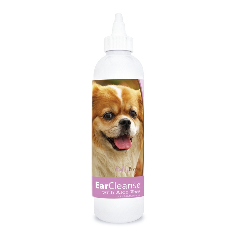 Tibetan Spaniel Ear Cleanse with Aloe Vera Sweet Pea and Vanilla 8 oz