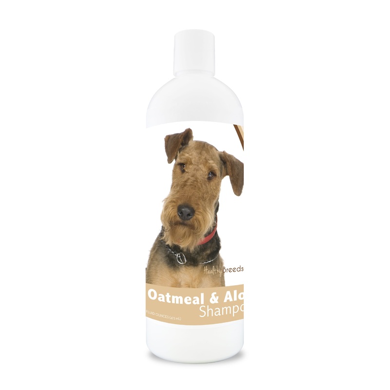 Airedale Terrier Oatmeal Shampoo with Aloe 16 oz