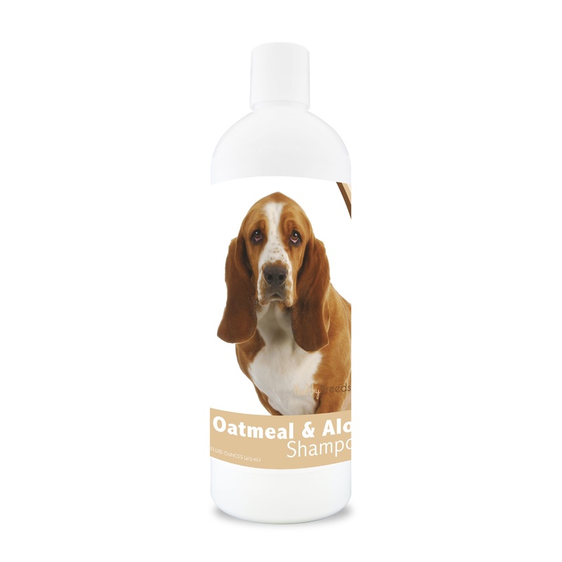 Basset Hound Oatmeal Shampoo with Aloe 16 oz